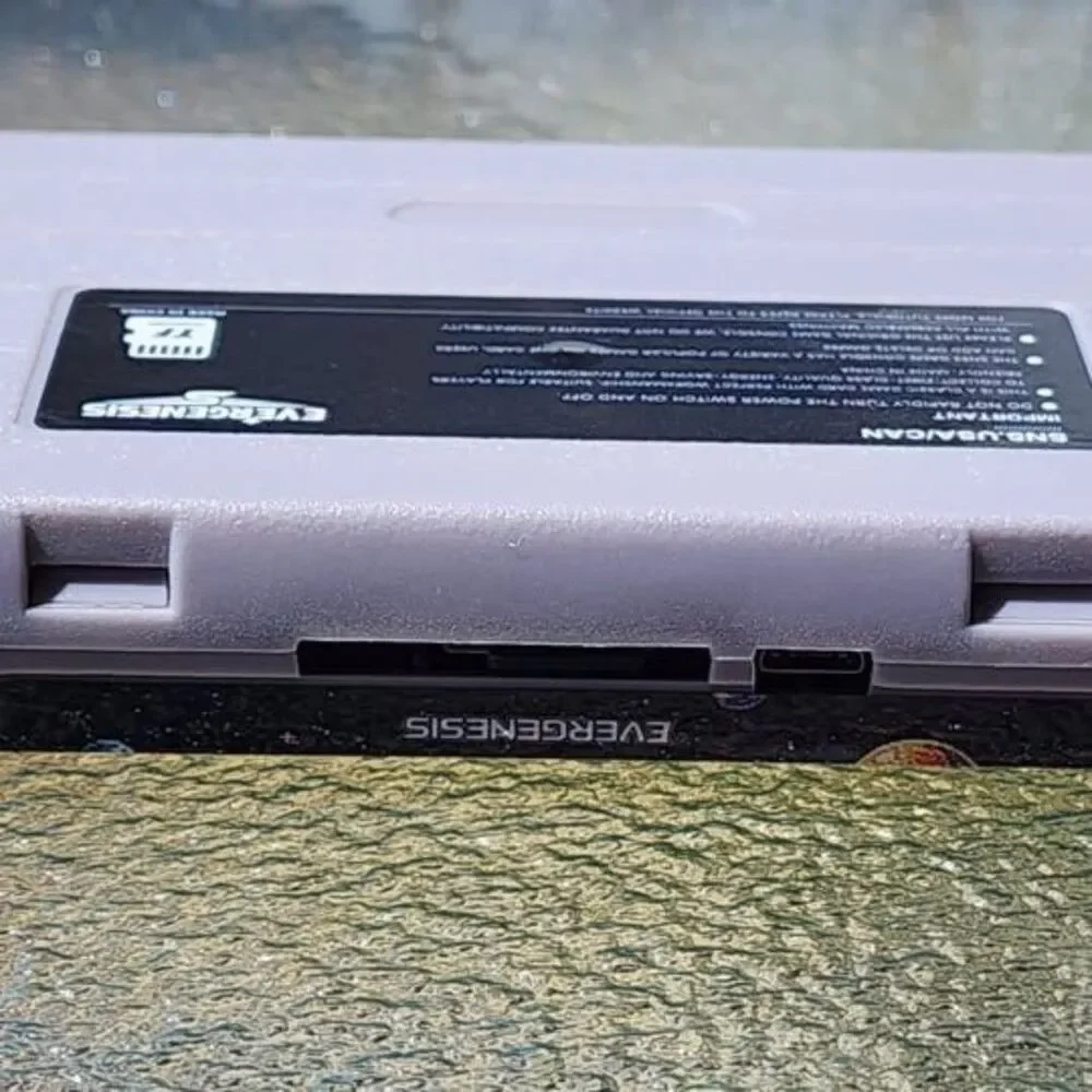 Super Nintendo 3000 in 1 Multi Video Game Cart SNES Retro Gaming Grey